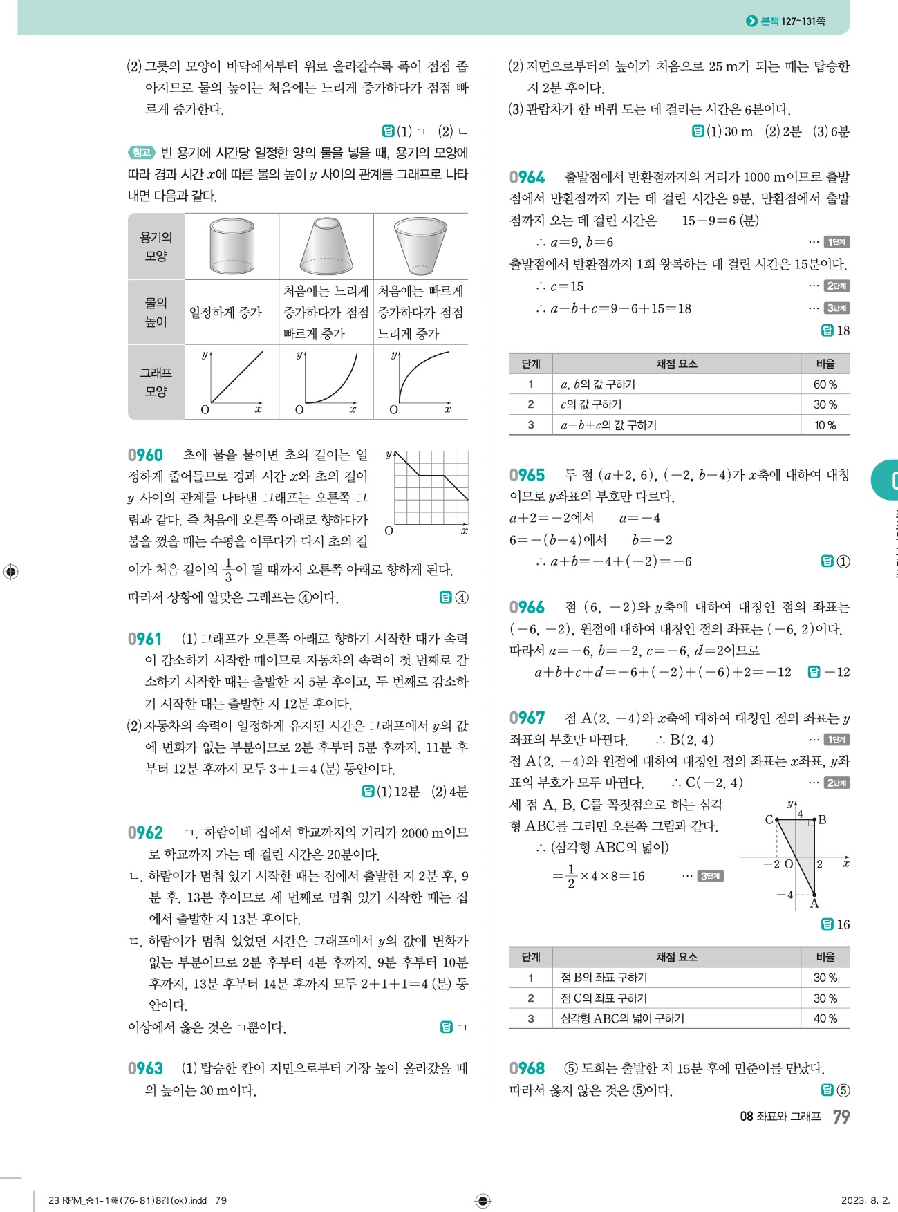 알피엠중1-1답지 상세 79