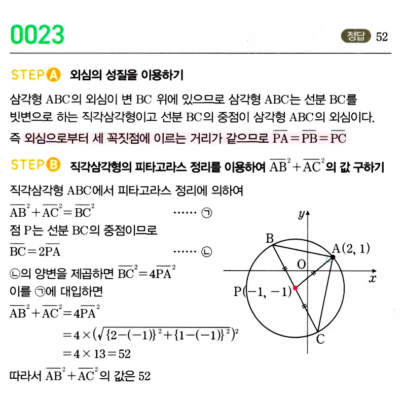 마플시너지 공통수학2 답지 24번