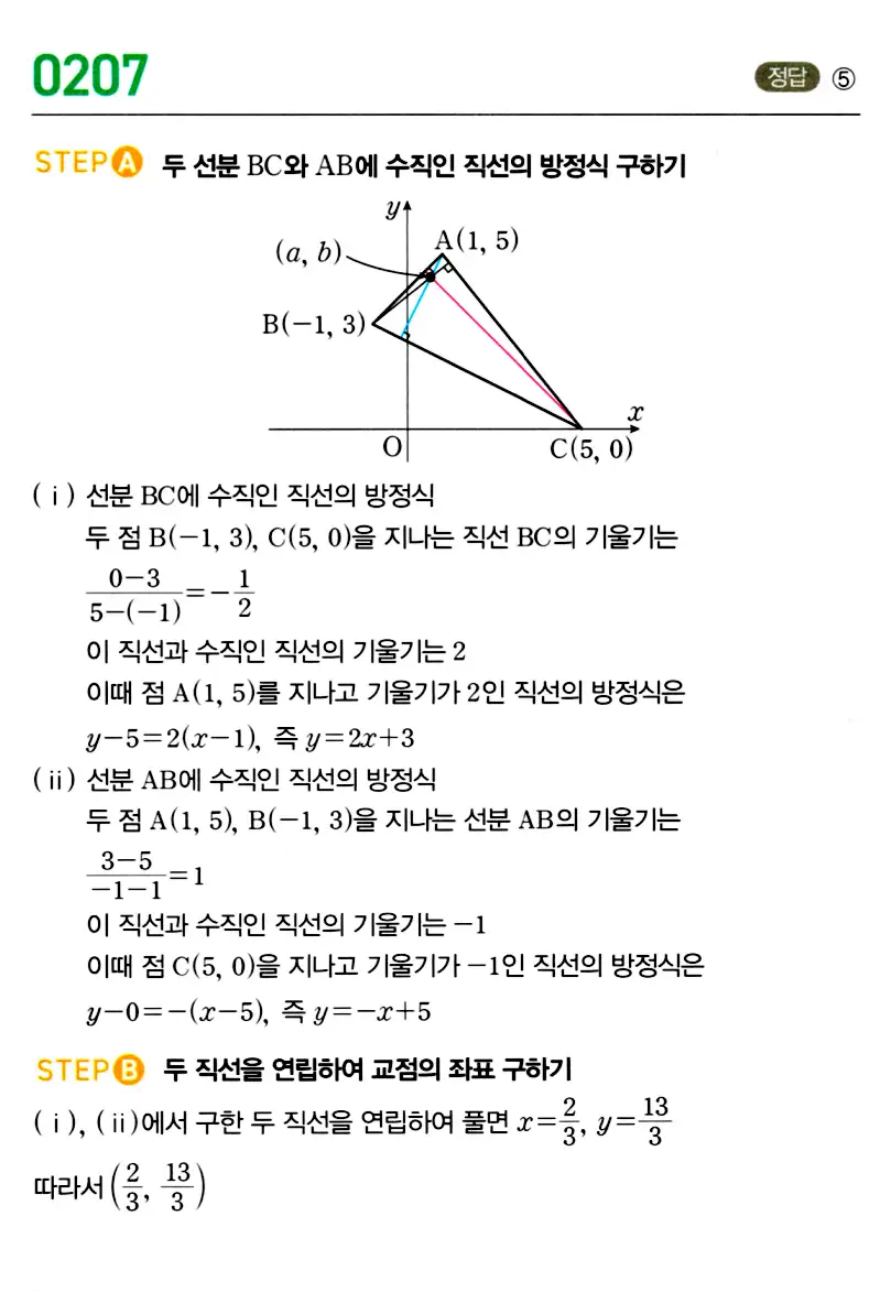마플시너지 공통수학2 답지 209번