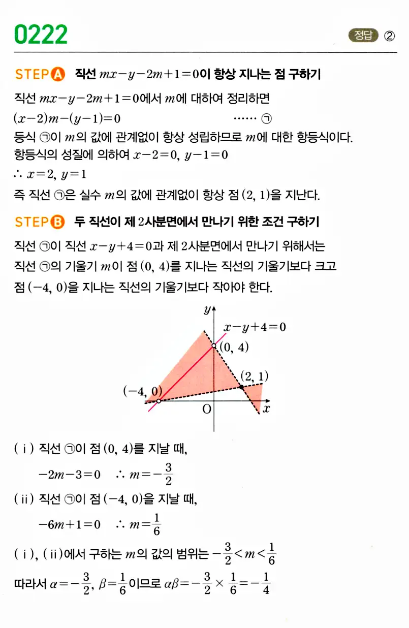 마플시너지 공통수학2 답지 225번