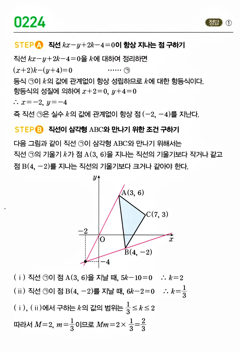 마플시너지 공통수학2 답지 227번