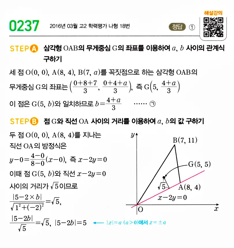마플시너지 공통수학2 답지 239번