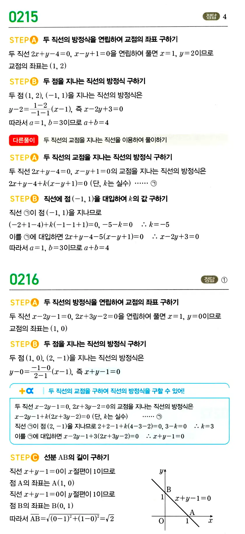 마플시너지 공통수학2 답지 217번