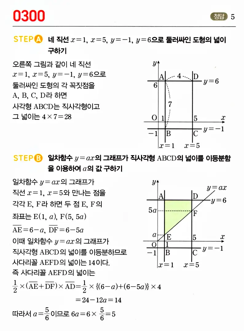 마플시너지 공통수학2 답지 299번