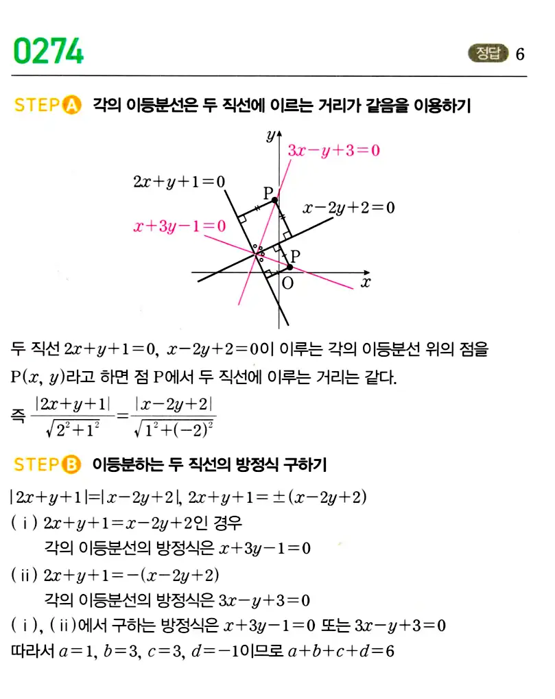 마플시너지 공통수학2 답지 274번