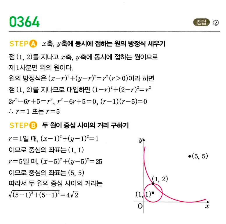 마플시너지 공통수학2 답지 367번
