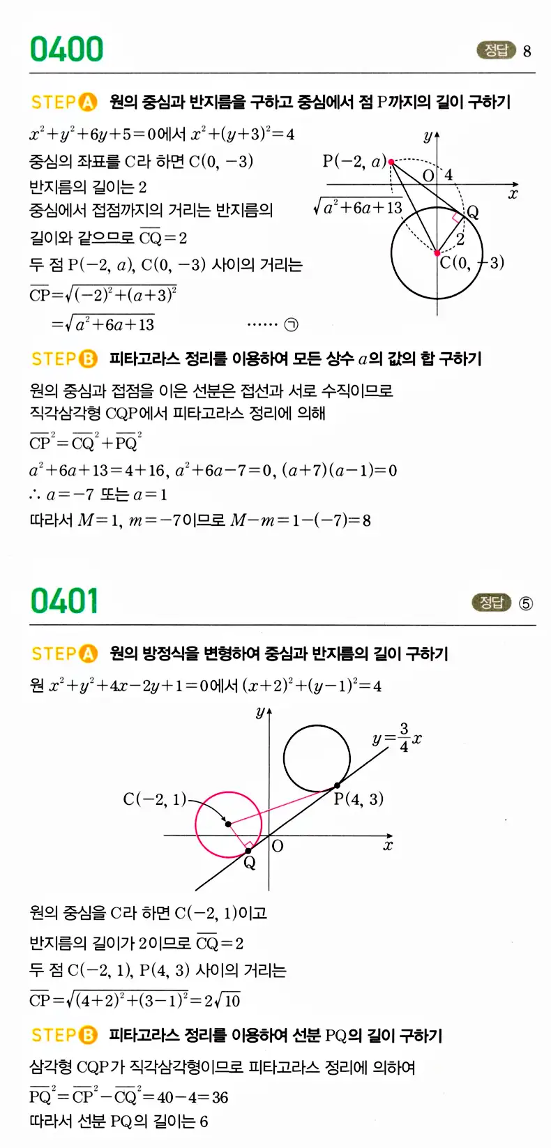 마플시너지 공통수학2 답지 403번
