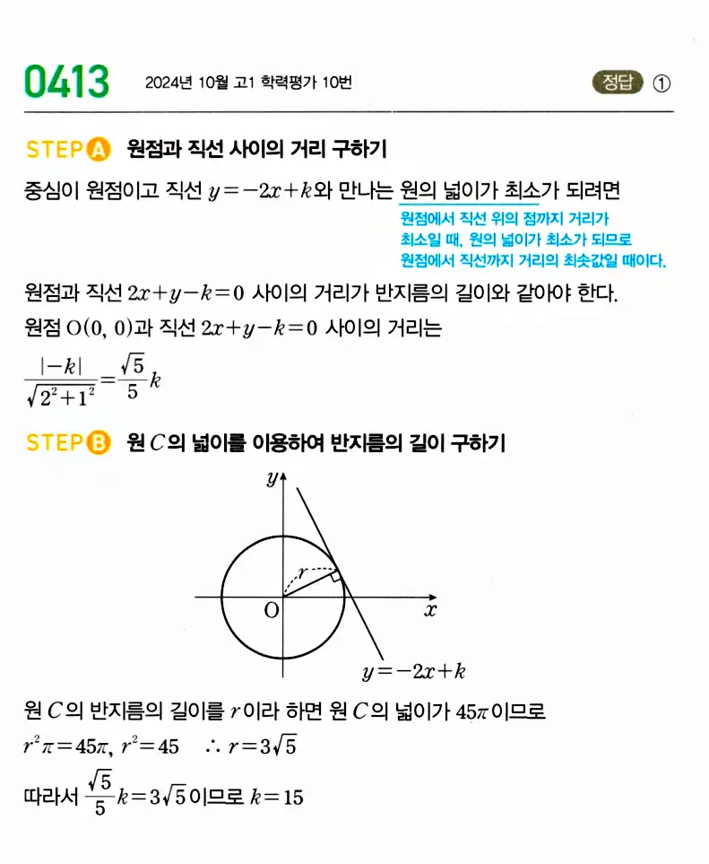 마플시너지 공통수학2 답지 415번