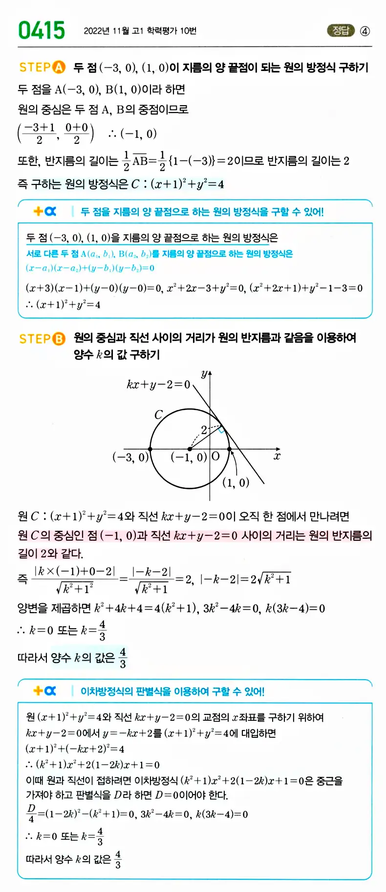 마플시너지 공통수학2 답지 417번