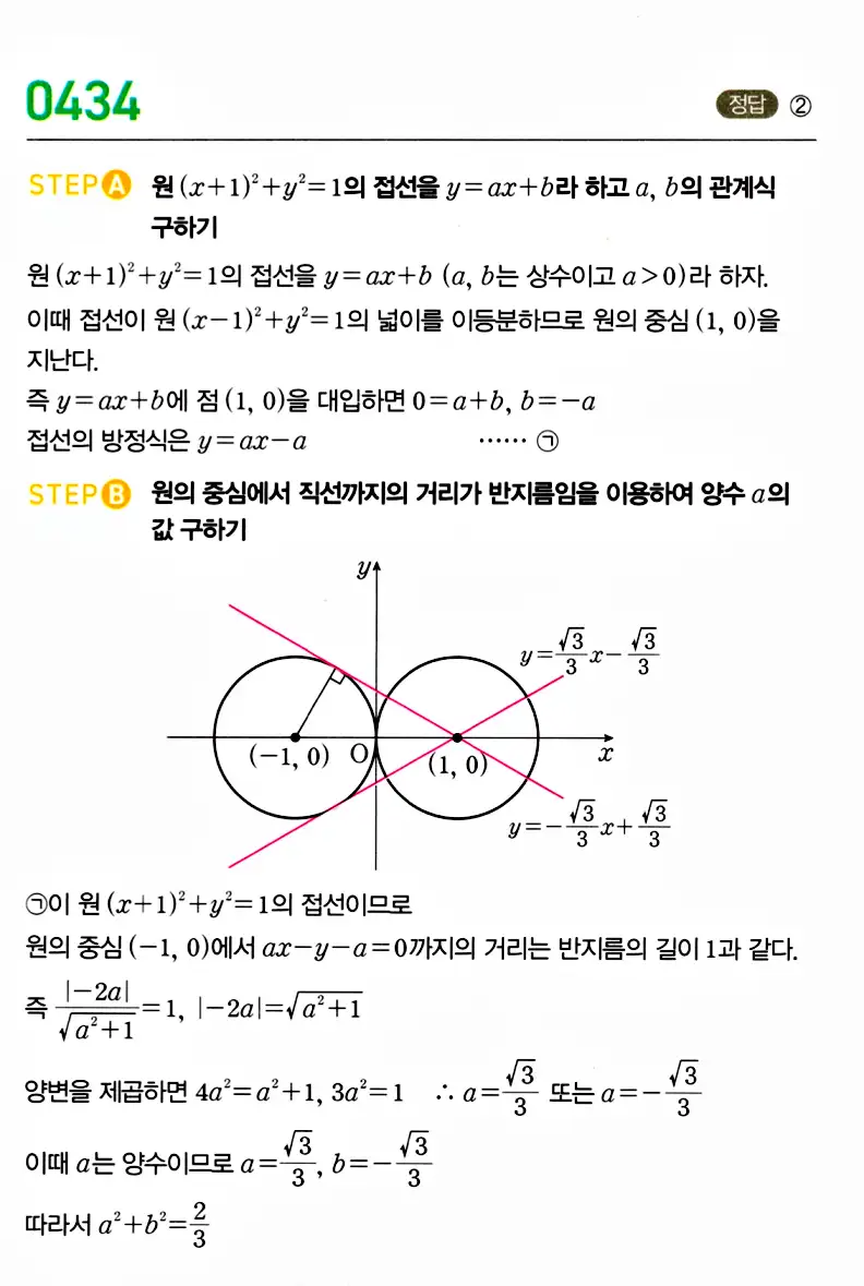 마플시너지 공통수학2 답지 436번