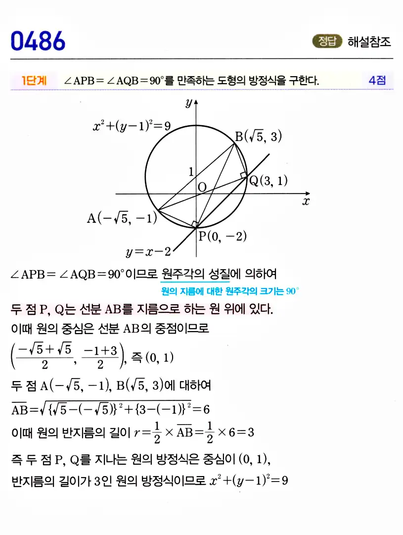 마플시너지 공통수학2 답지 491번