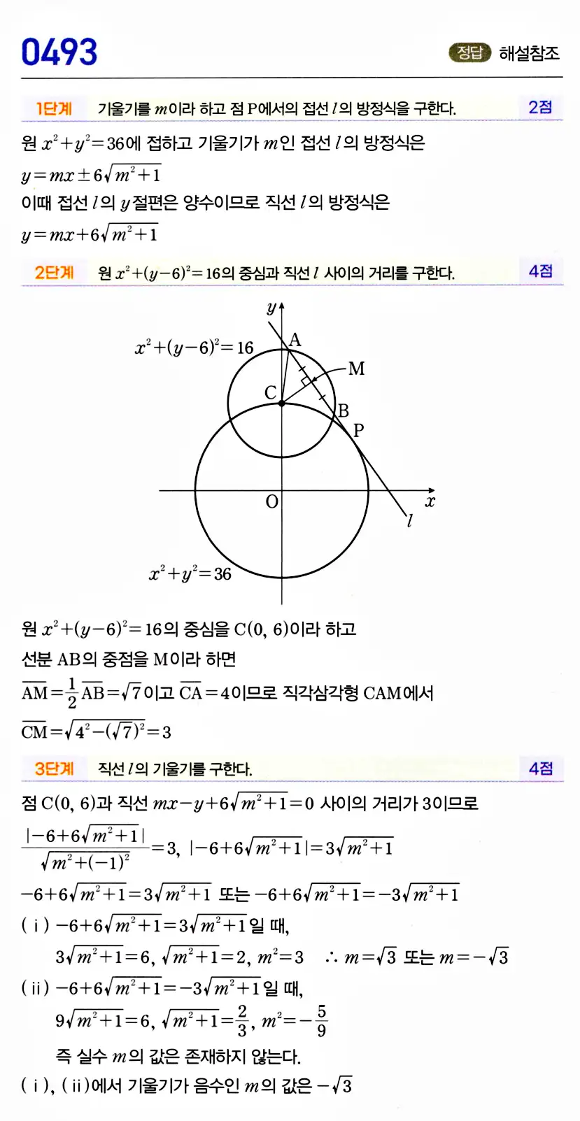마플시너지 공통수학2 답지 501번