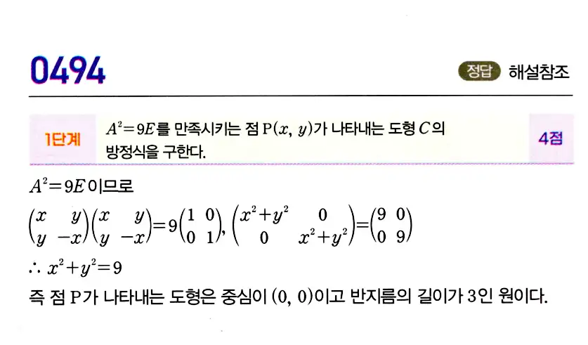 마플시너지 공통수학2 답지 502번