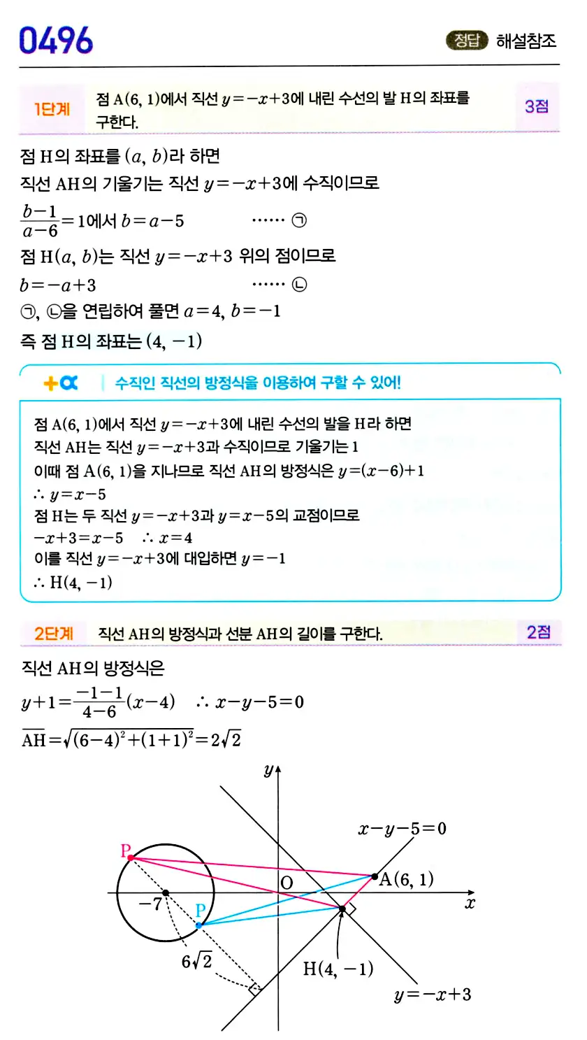 마플시너지 공통수학2 답지 505번