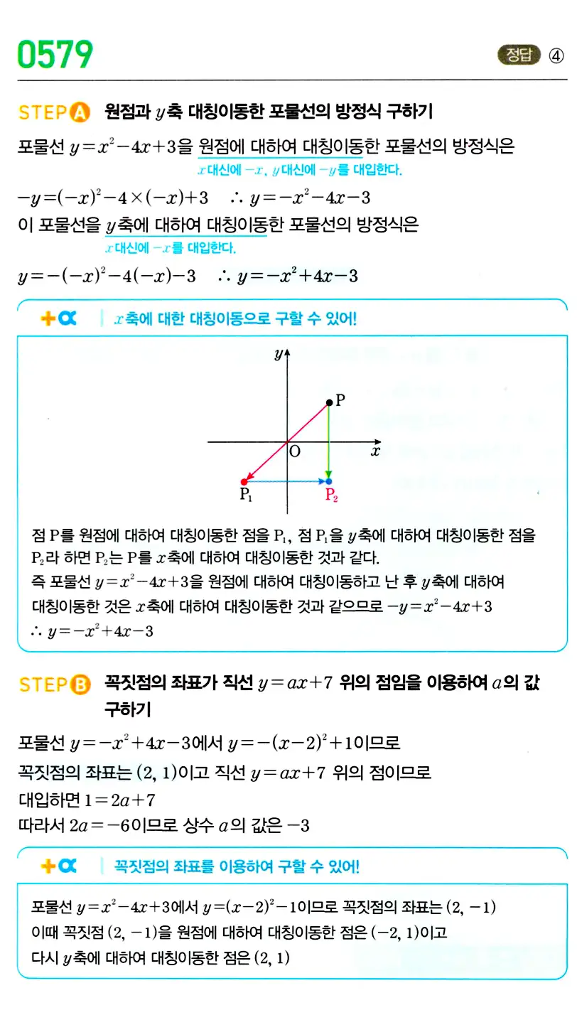 마플시너지 공통수학2 답지 577번