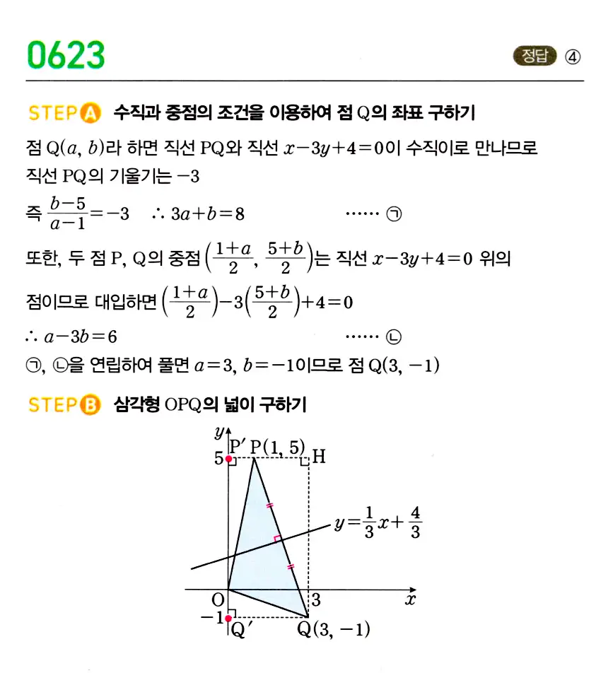 마플시너지 공통수학2 답지 625번