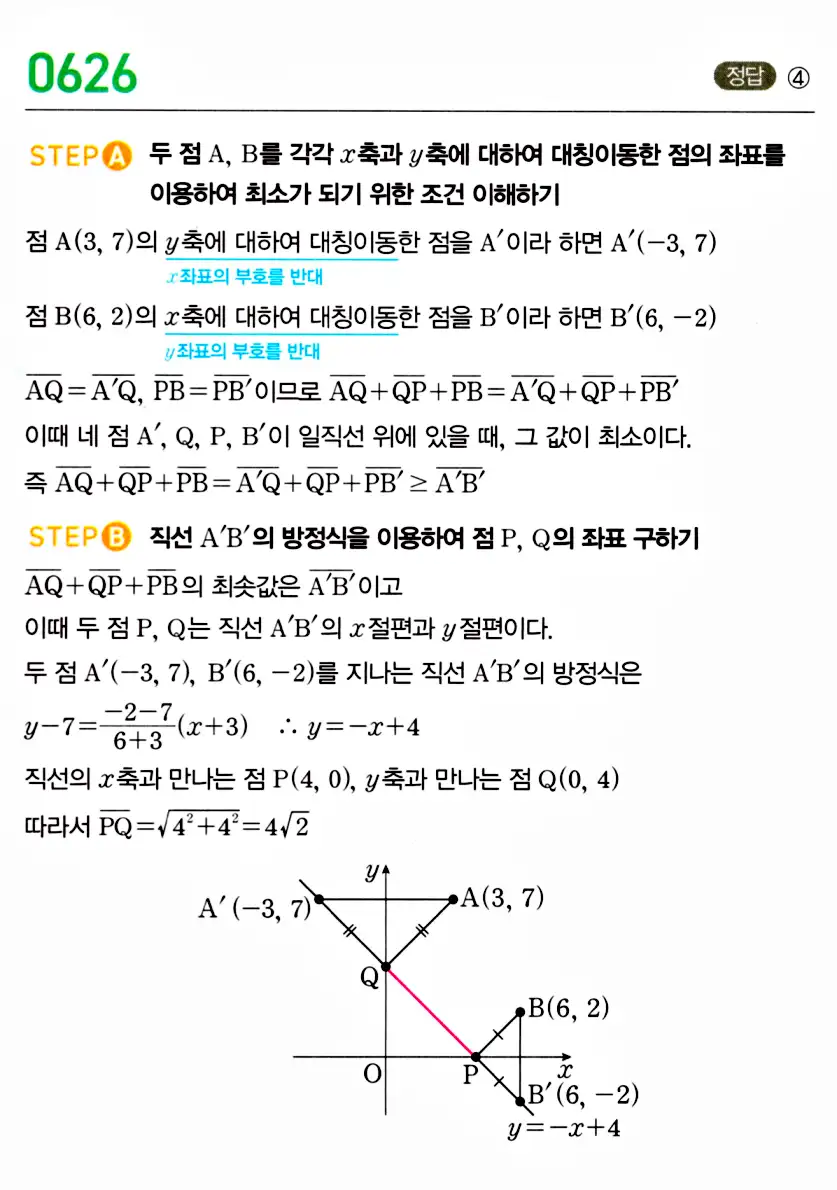 마플시너지 공통수학2 답지 629번