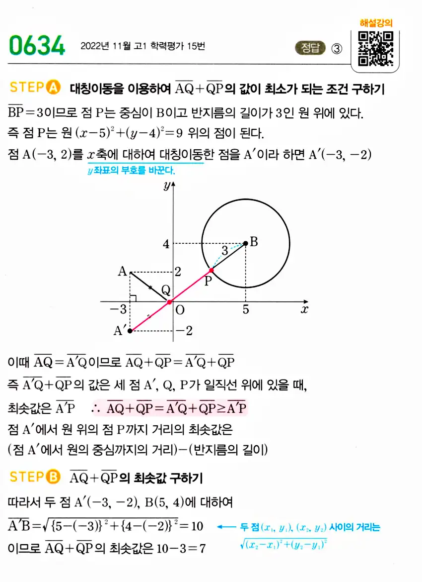 마플시너지 공통수학2 답지 635번