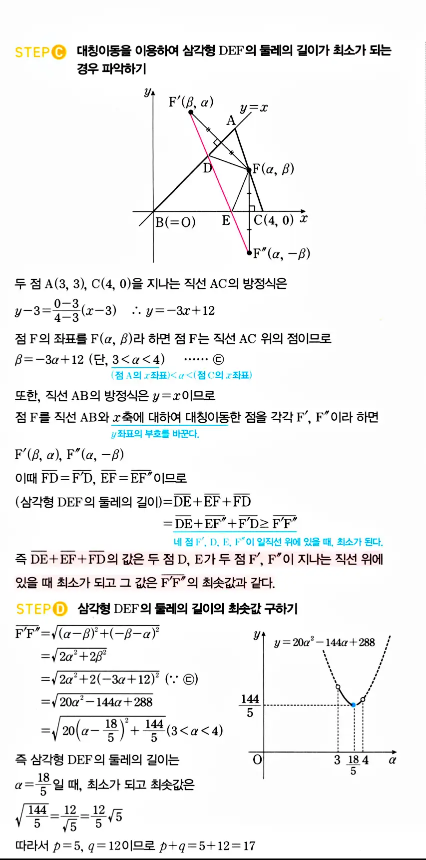 마플시너지 공통수학2 답지 668번