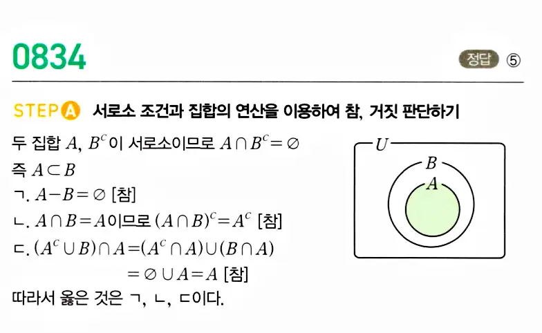 마플시너지 공통수학2 답지 811번