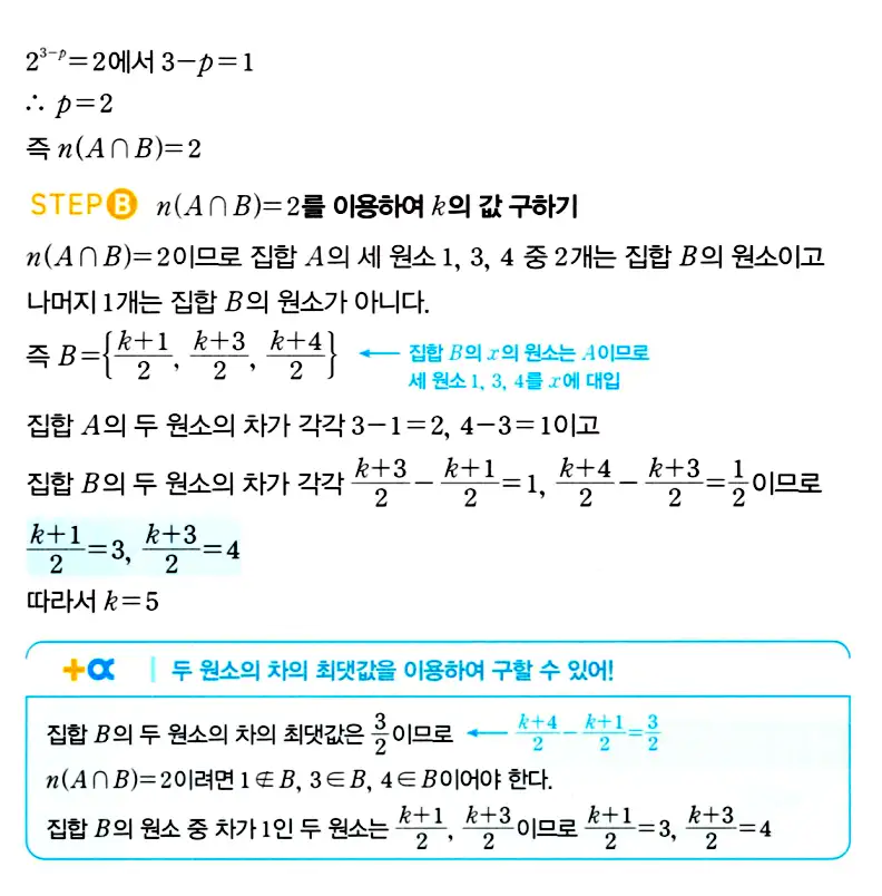 마플시너지 공통수학2 답지 847번