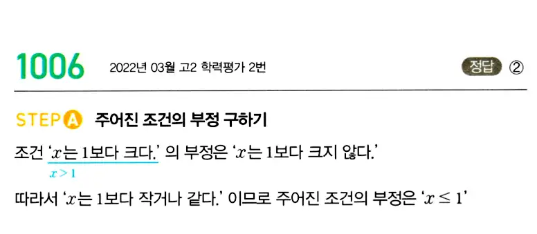 마플시너지 공통수학2 답지 1000번