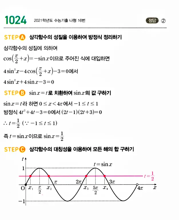마플시너지 대수 답지 1001-1050번 22