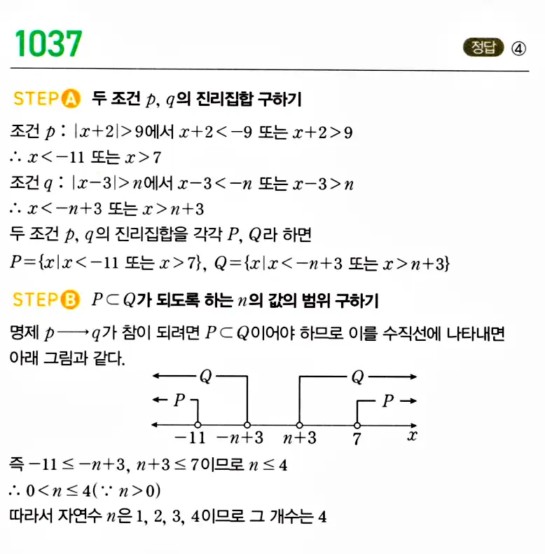마플시너지 공통수학2 답지 1034번
