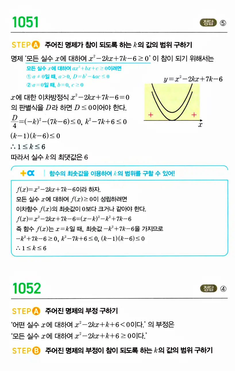 마플시너지 공통수학2 답지 1051번