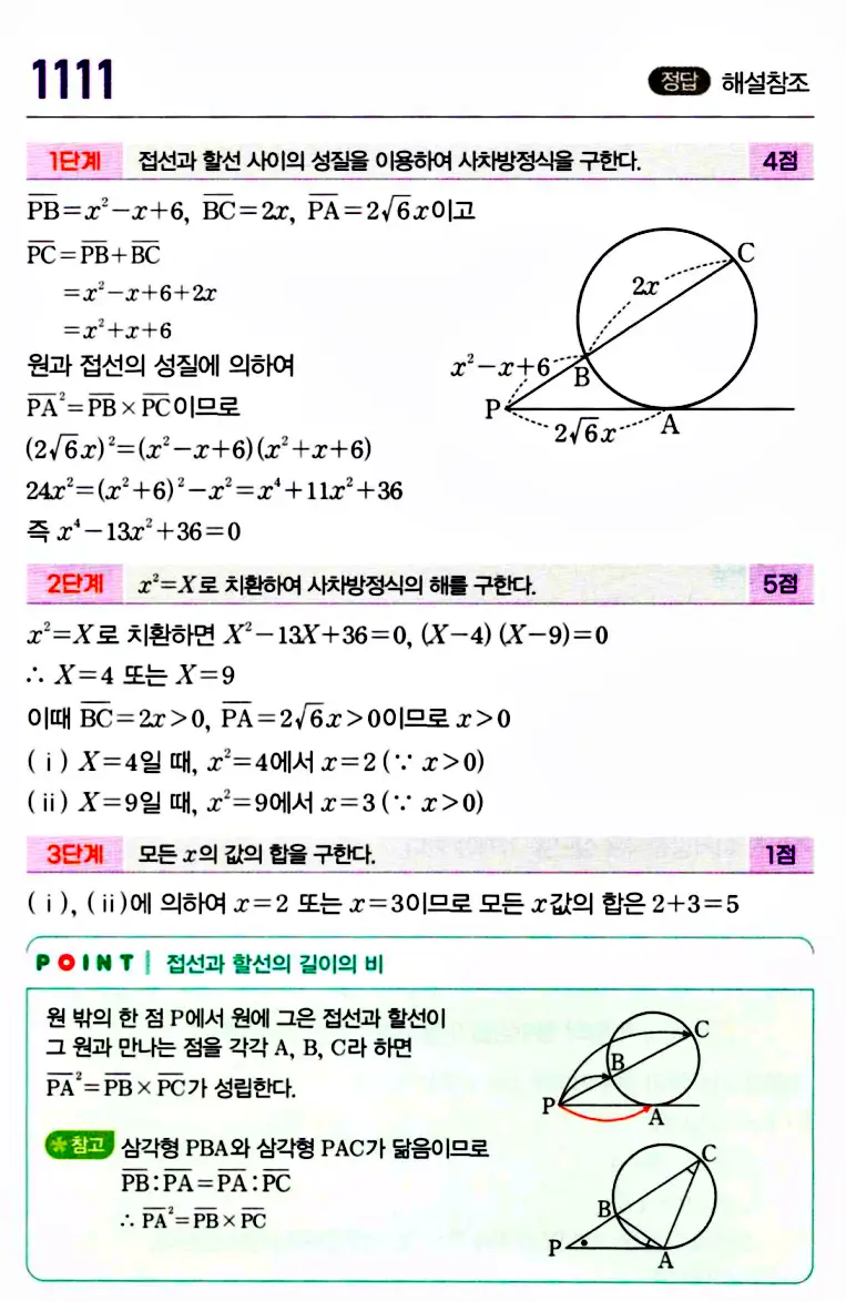 마플시너지 공통수학1 답지 해설