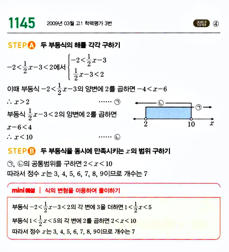마플시너지 공통수학1 답지 해설