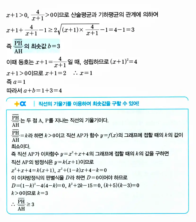 마플시너지 공통수학2 답지 1216번