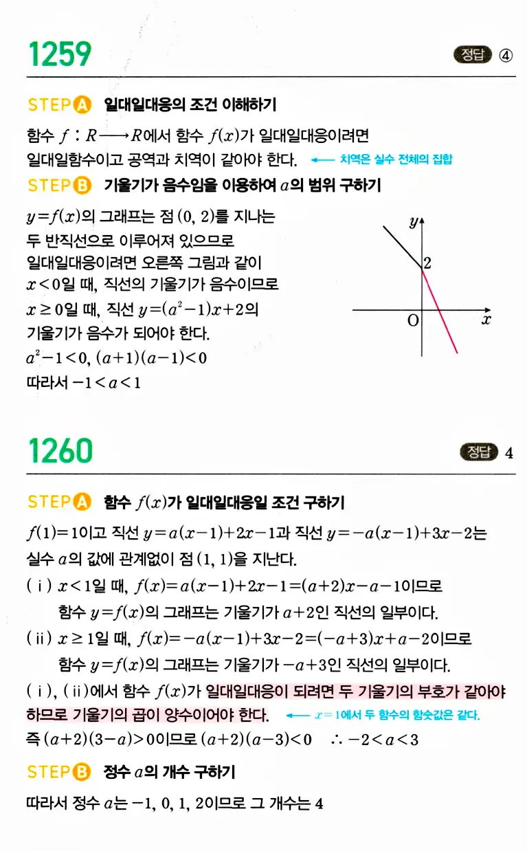 마플시너지 공통수학2 답지 1255번