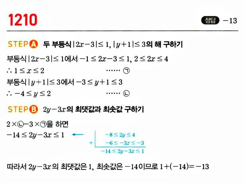 마플시너지 공통수학1 답지 1210번