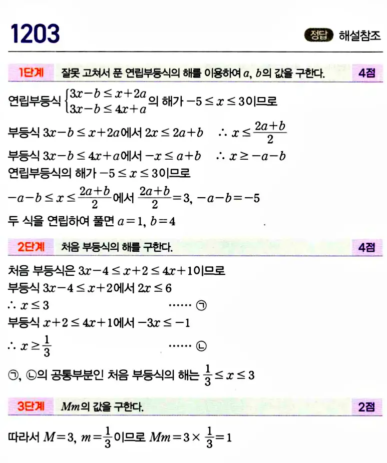 마플시너지 공통수학1 해설 1203번