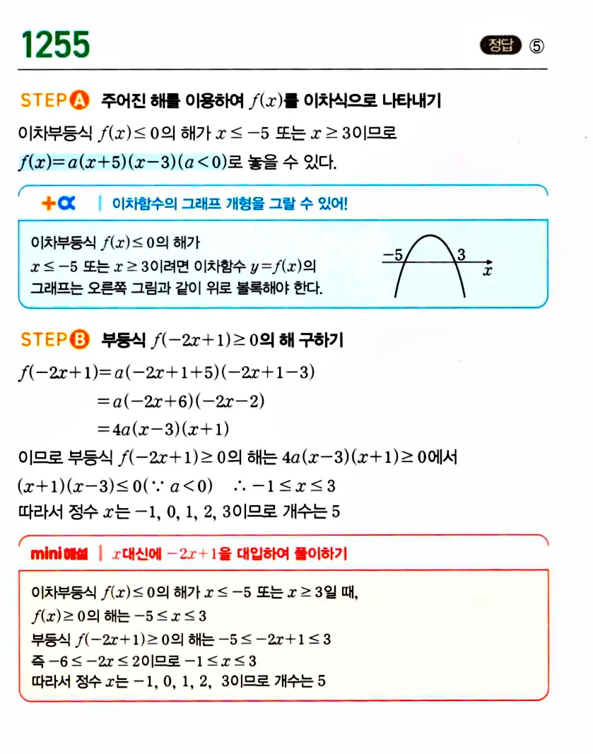 마플시너지 공통수학1 답지 해설