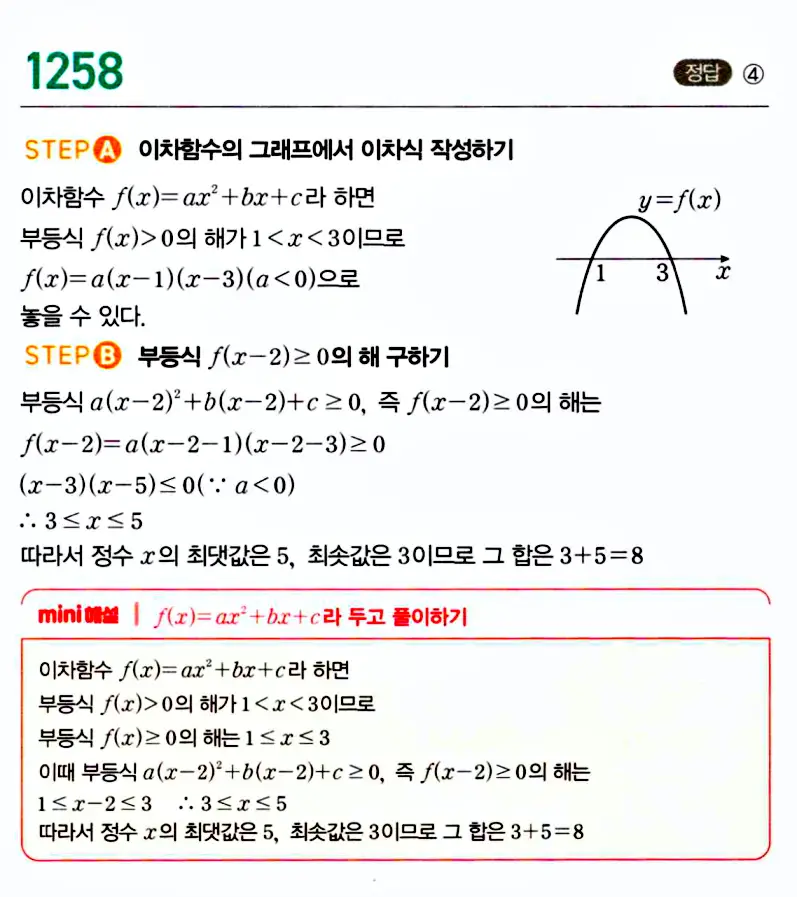 마플시너지 공통수학1 답지 해설