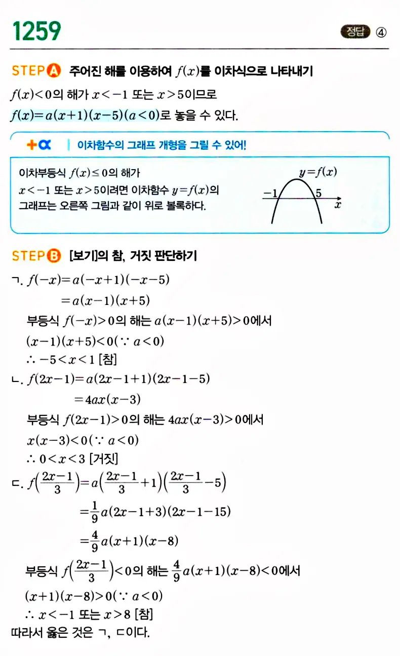 마플시너지 공통수학1 답지 해설