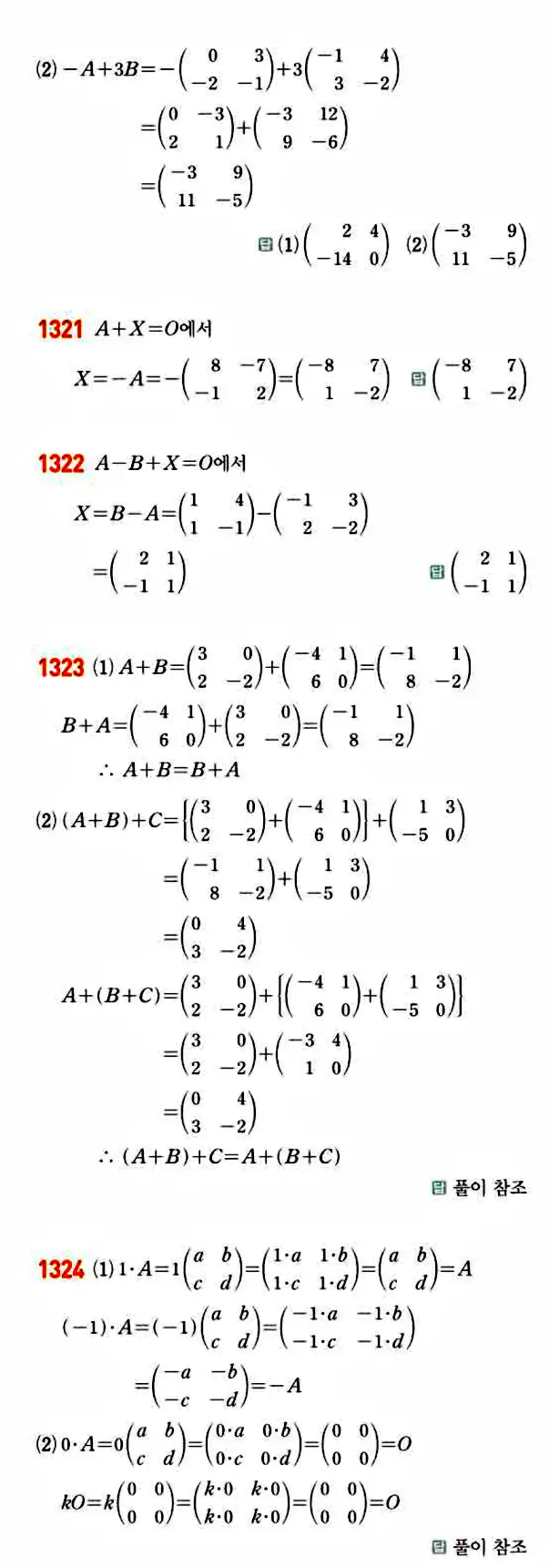 라이트쎈 공통수학1 답지 244