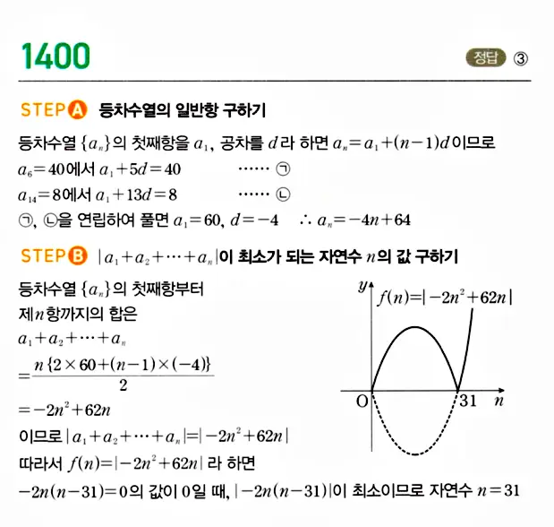마플시너지 대수 답지 1351-1400번 36