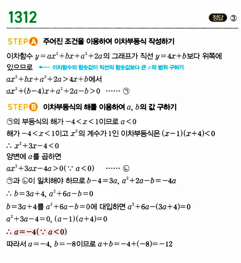 마플시너지 공통수학1 답지 해설