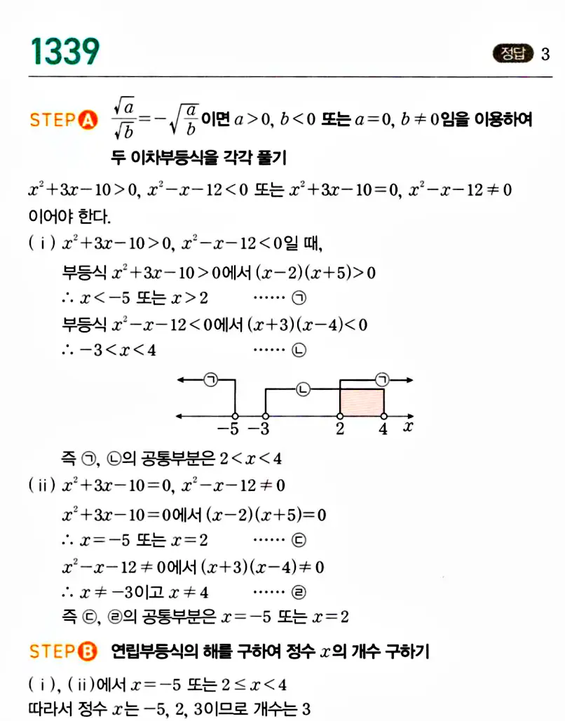 마플시너지 공통수학1 답지 해설