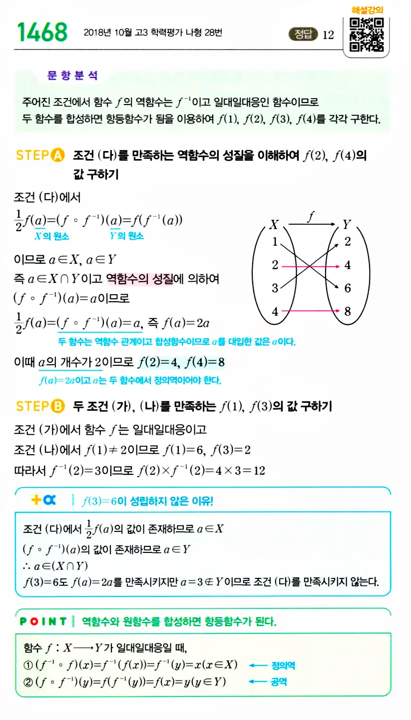 마플시너지 공통수학2 답지 1459번