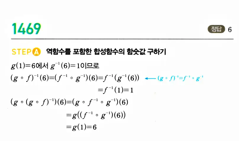 마플시너지 공통수학2 답지 1460번