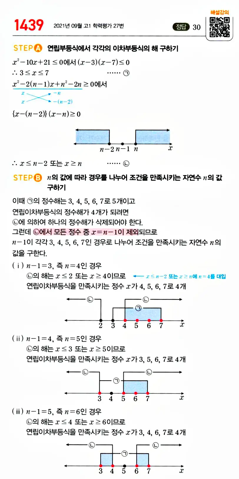 마플시너지 공통수학1 답지 해설