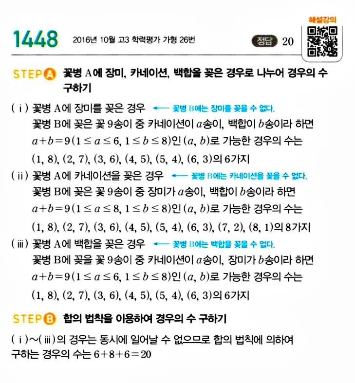 마플시너지 공통수학1 답지 해설