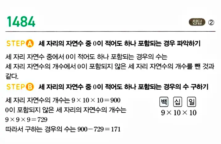 마플시너지 공통수학1 답지 해설