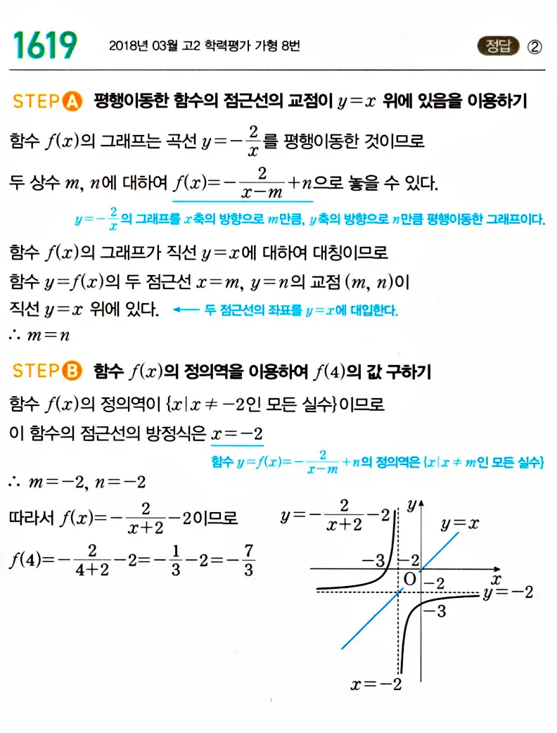 마플시너지 공통수학2 답지 1618번