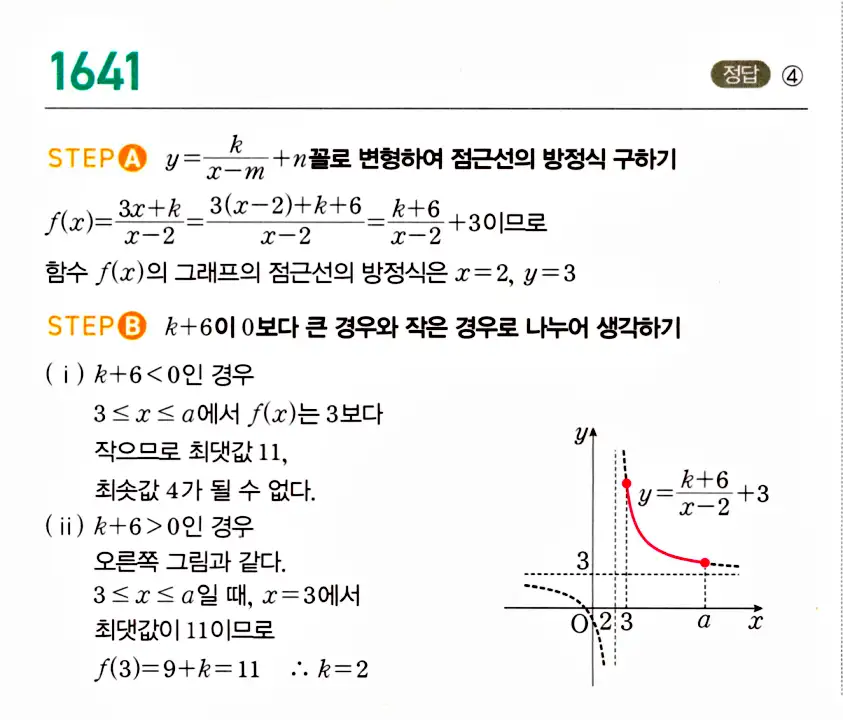 마플시너지 공통수학2 답지 1639번