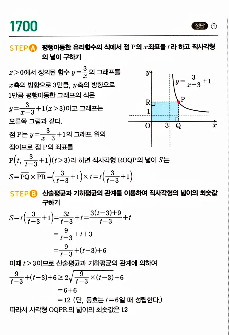 마플시너지 공통수학2 답지 1697번